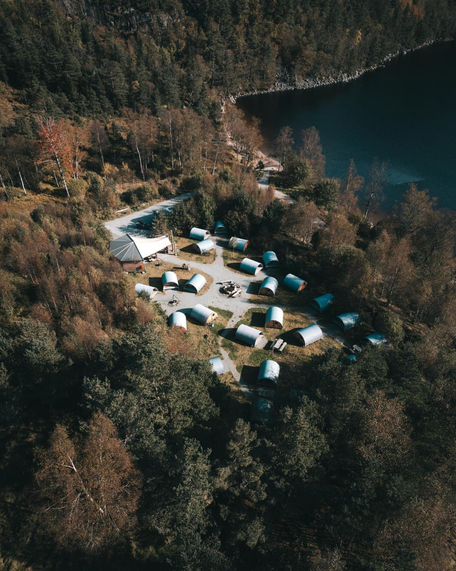 ホテル Hikers Camp, Part Of Preikestolen Basecamp Jørpeland エクステリア 写真