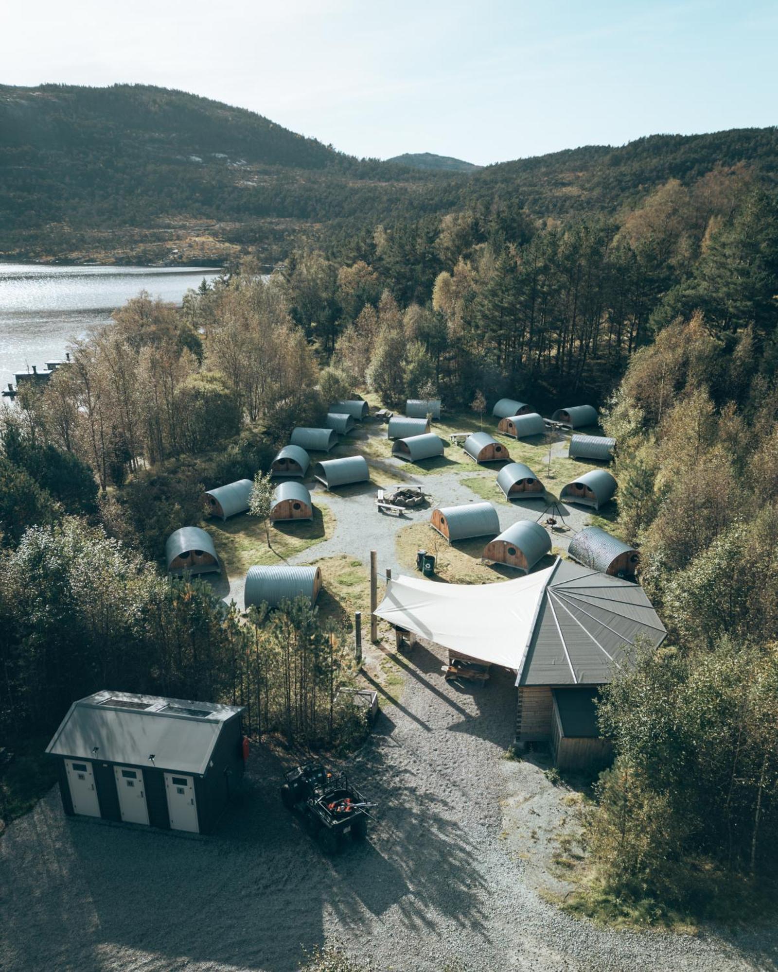 ホテル Hikers Camp, Part Of Preikestolen Basecamp Jørpeland エクステリア 写真